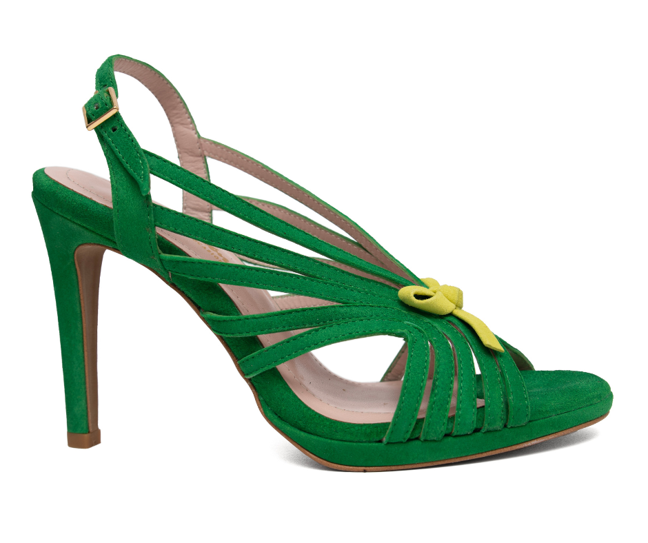 tacon verde Tienda online zapatos de diseño español